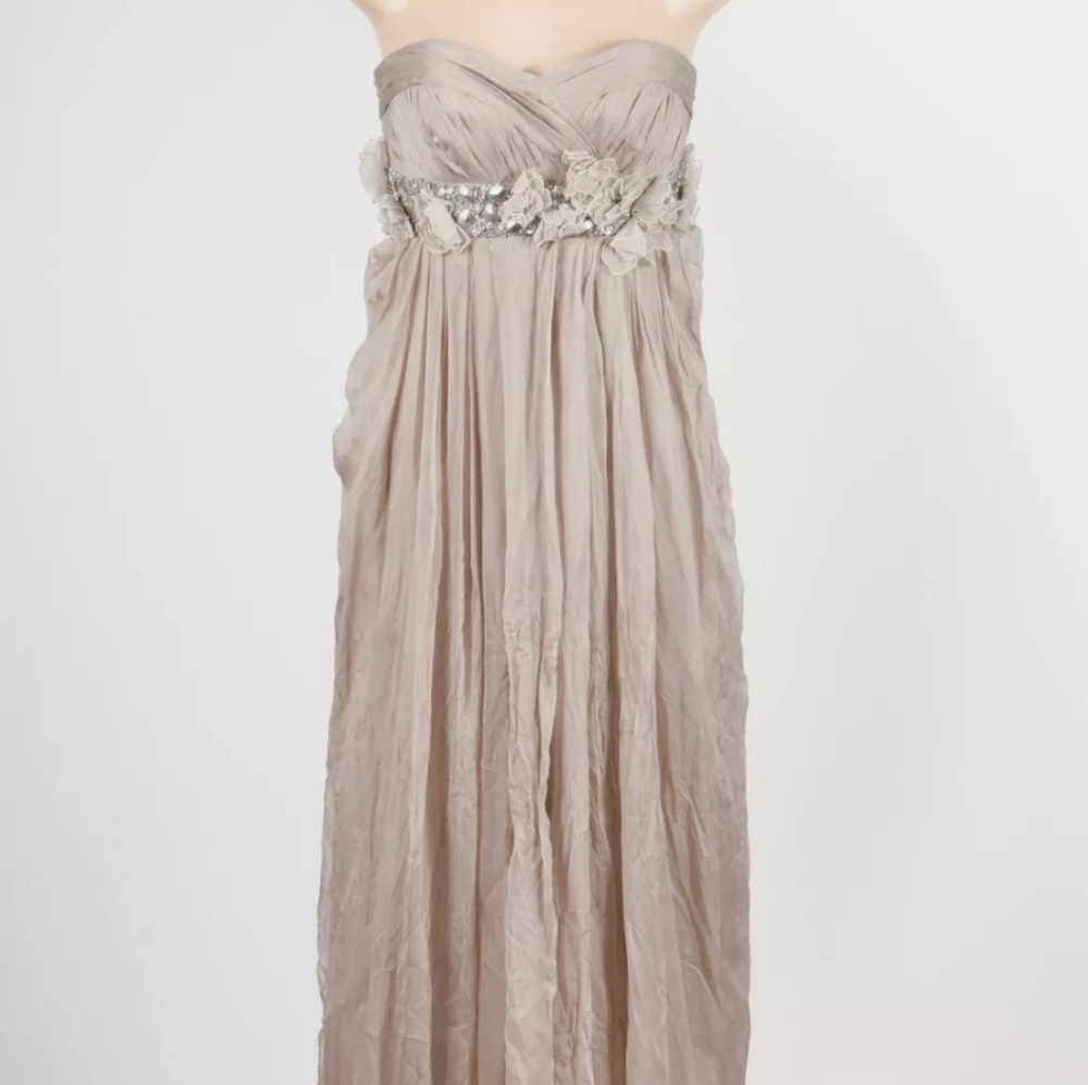 BIYAN Rhinestone Strapless Sweetheart Gown